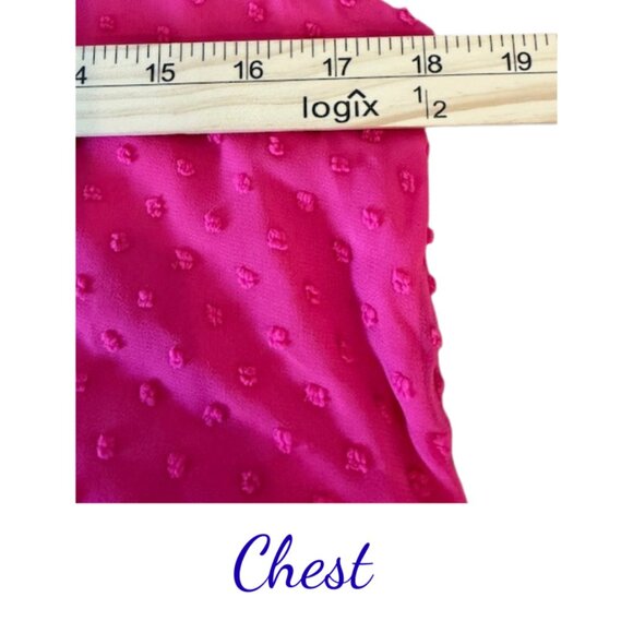 Sandra Darren Pink Textured Sleeveless Dress – Size M NWT - Picture 6 of 8